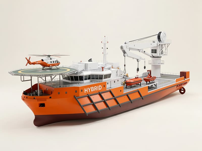 80m maintenance and accommodation vessel