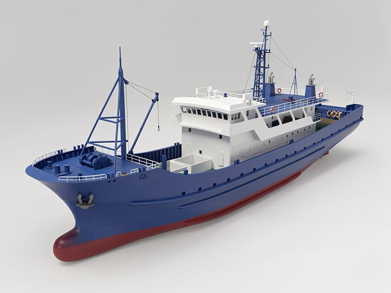 Specialized fishing vessel